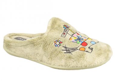 Παντόφλες γυναικείες | Υφασμάτινες | Υφαντίδης | 524141 | Πράσινο - Υφαντίδης - 